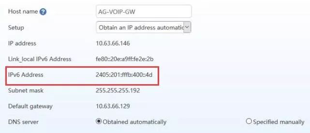 IPv6在IP电话系统部署中的三大优势(图2) 全面支持IPv6协议