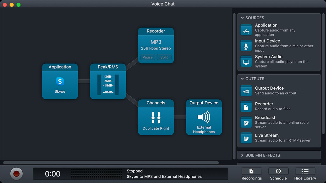 在Mac上录制来自Skype、FaceTime和其他VoIP应用的通话(图2) 记录VoIP呼叫的最佳方式