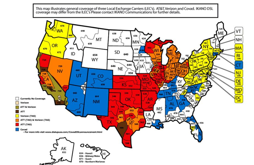 本地接入传输区（LATA）和接入费用