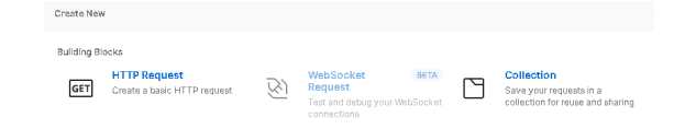 点击 File – New, 选择”HTTP request”: