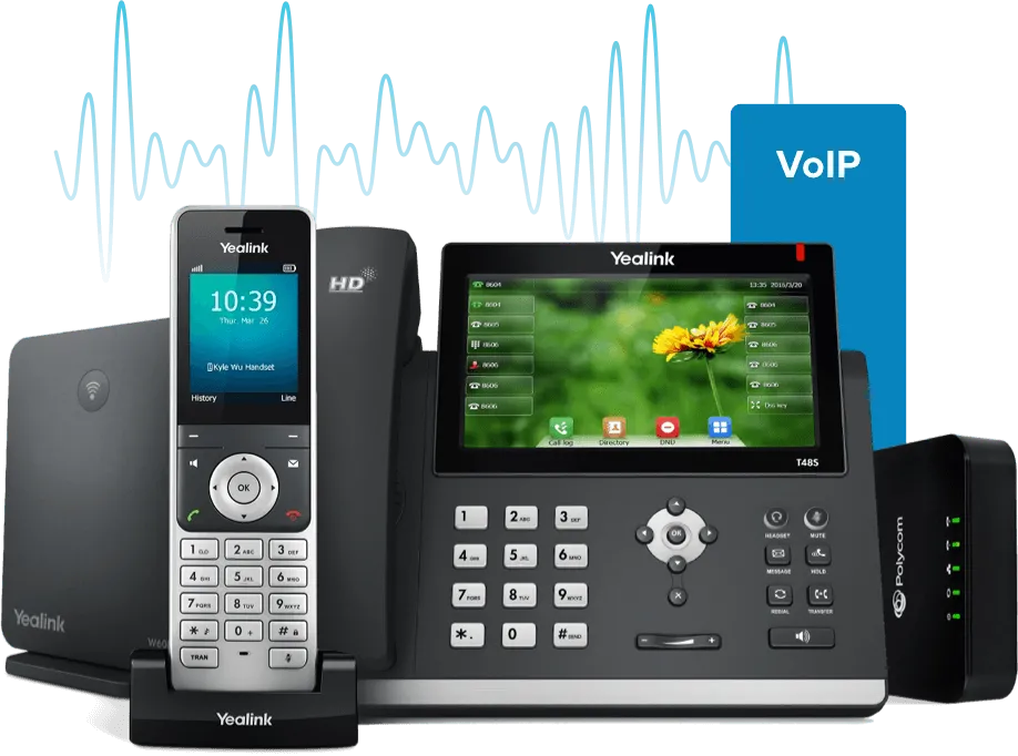 手机、桌面和桌面电话(VoIP)